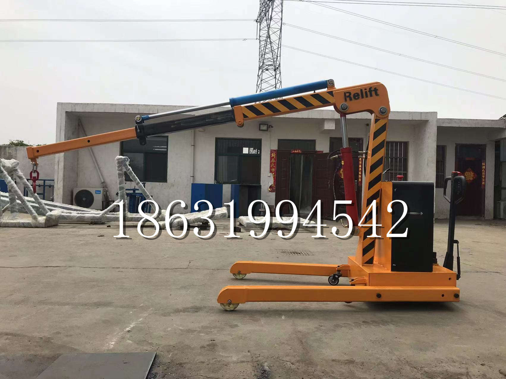 宝坻区久征定做3吨三轮随车吊 农用园林绿化移树吊 平板工程用小吊机